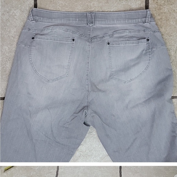 Democracy Ab Solution Grey Stretch Jeans 20W - Picture 2 of 7